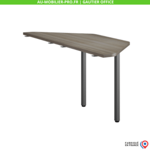 Bureau professionnel d'angle, design moderne, fabriqué en France.
