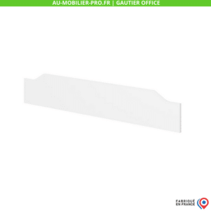 Étagère murale blanche minimaliste, fabriquée en France.